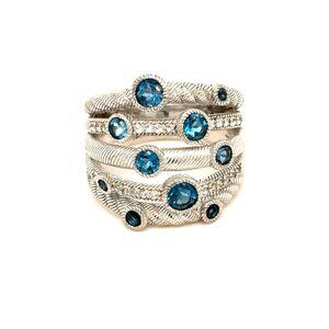 Judith Ripka 925 Topaz Ring